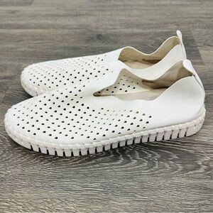 Ilse Jacobsen White Tulip Slip-On Sneakers Size 40